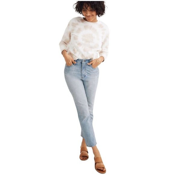 Madewell The Curvy Perfect Vintage Jean In Fitzgerald Wash Sz 27 - Picture 1 of 9
